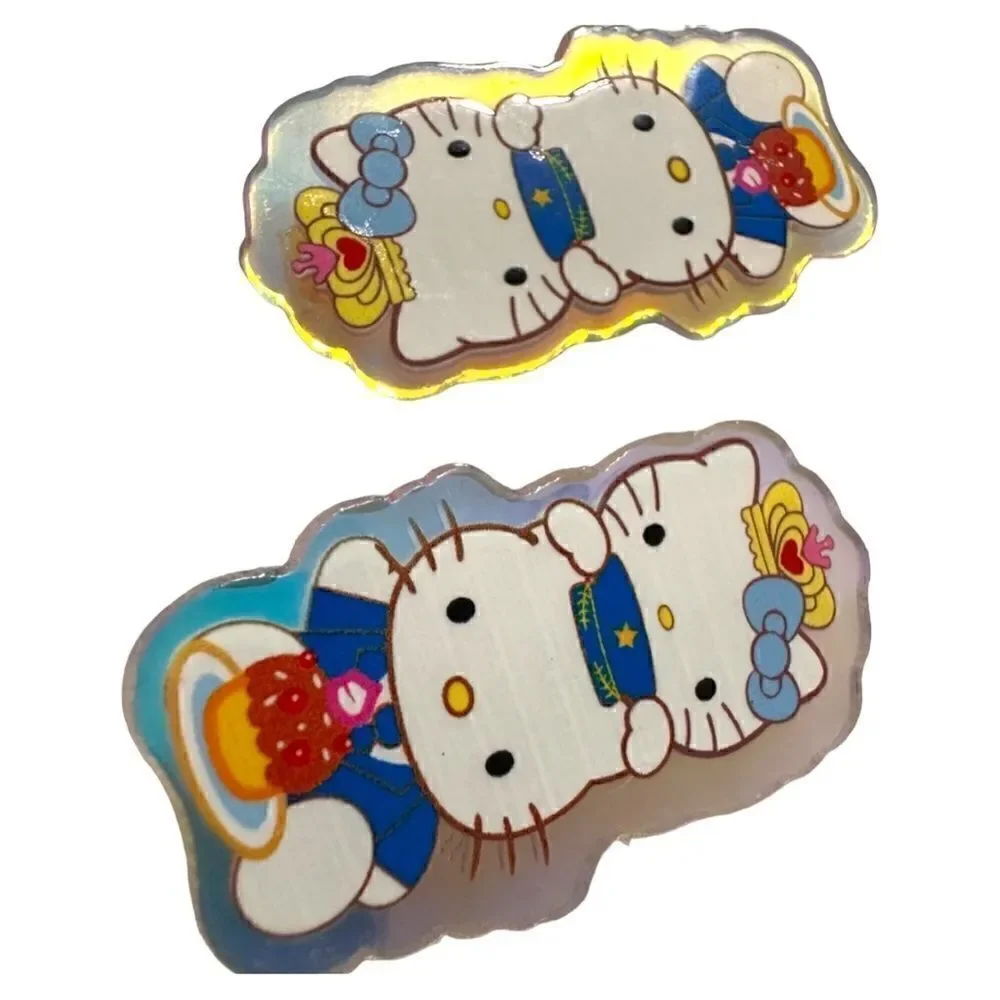 Hello Kitty Amazing Hair Clip 2 Pcs  Aurora borealis